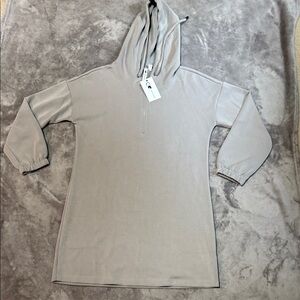 Cable & Gauge Olive‎ Hooded Zip-Up Top